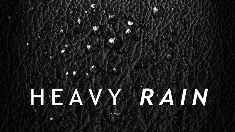 video games, hd, bw, water, 1080P, rain, leather, heavy, drops