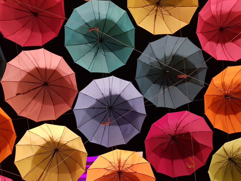 outdoors, hanging, low angle view, choice, photography, multiple, security, lapse, large group of objects, assorted, cloud, protection, in a row, no people