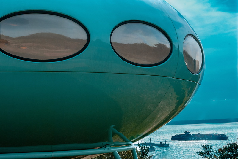 suuronen, saucer, close-up, day, sky, 2K, house, architect, environment, turquoise colored, luxury, pollution, sailboat, reflection, architecture, travel