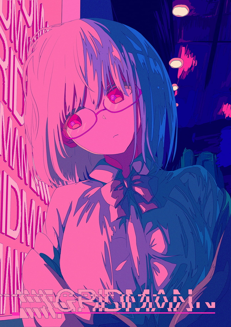 portrait display, fan art, Berry Verrine, anime girls, schoolgirl, Shinjou Akane, anime, illustration, colorful, pink, 720P, 2D, artwork, drawing, digital art