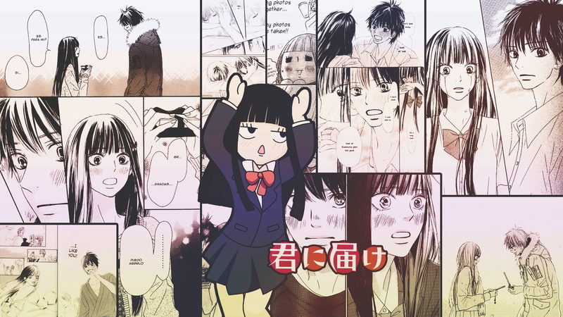 digital composite, adult, art and craft, lifestyles, Kimi ni Todoke, disguise, 1080P, text, women, representation, day, communication, Kuronuma Sawako