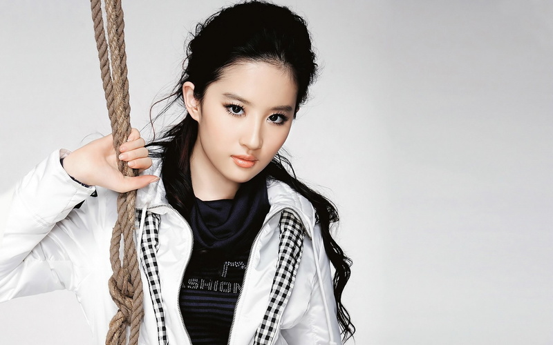 1080P, Brown Eyes, Liu Yifei, Black Hair, Asian, Actresses, Woman, Model, Short Hair