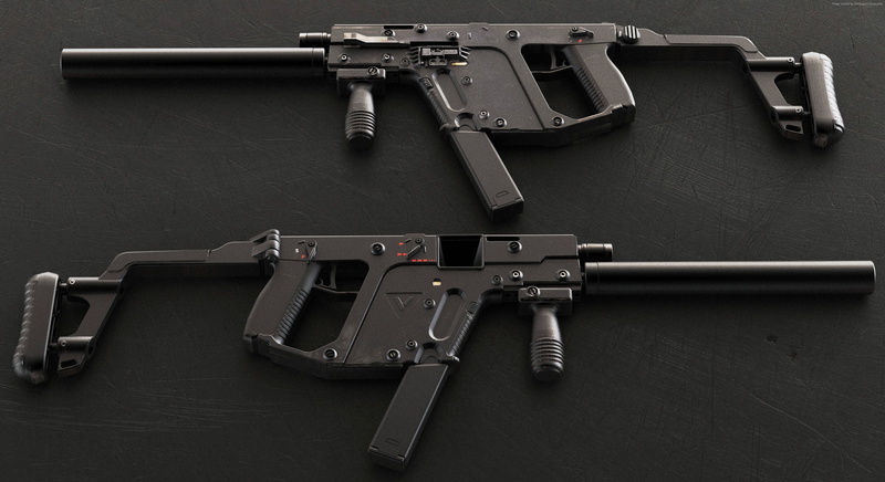 KSVS, Carbine, 4K, .45 ACP, KRISS Vector, submachine gun, CRB, U.S. Army