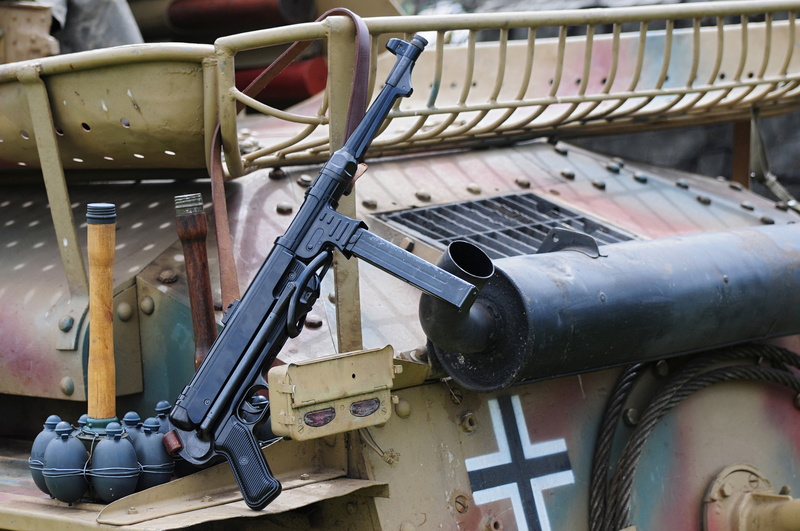 weapon, military, submachine, mp40, 4K, gun