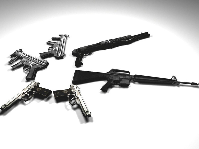 Shotgun, 480P, Assault Rifle, Pistol, Weapons, Submachine Gun