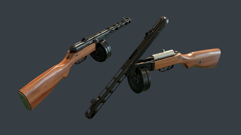 Legend, 1080P, PPSH-41, Submachine gun Shpagina