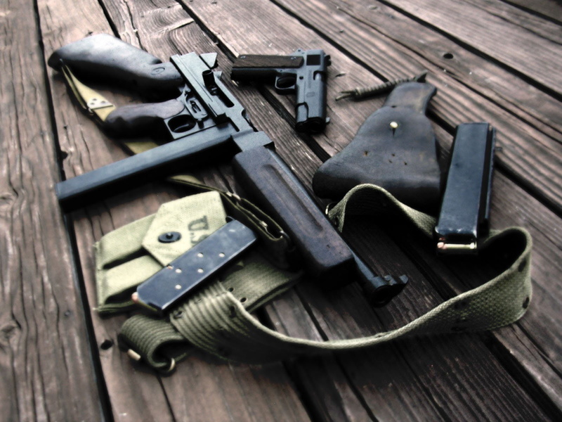 rifle, black, Weapons, 720P, Submachine Gun