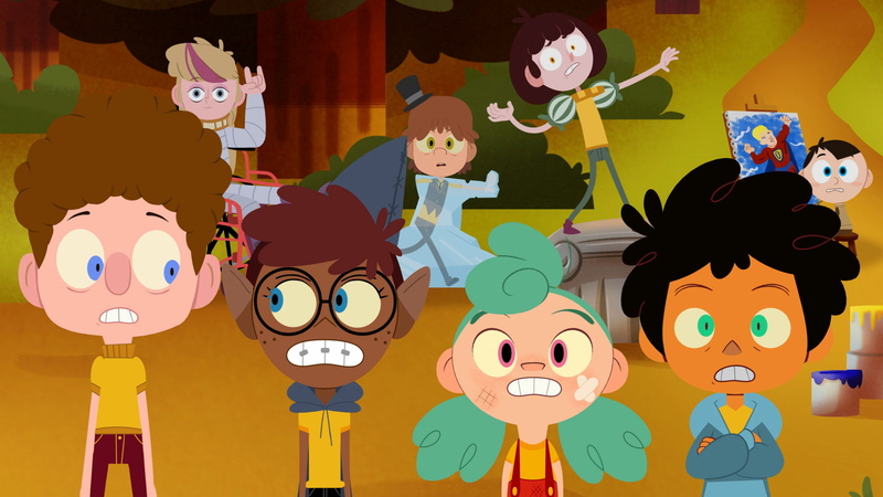 Camp Camp, blue eyes, eyes, cartoon, humor, 1080P