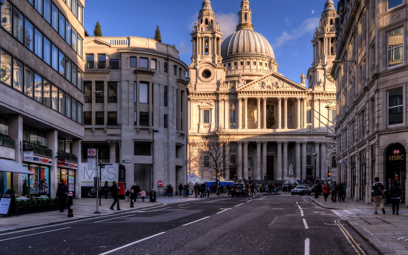 pauls, cathedral, church, st, monument, ludgate hill, 2K, s, paul, london