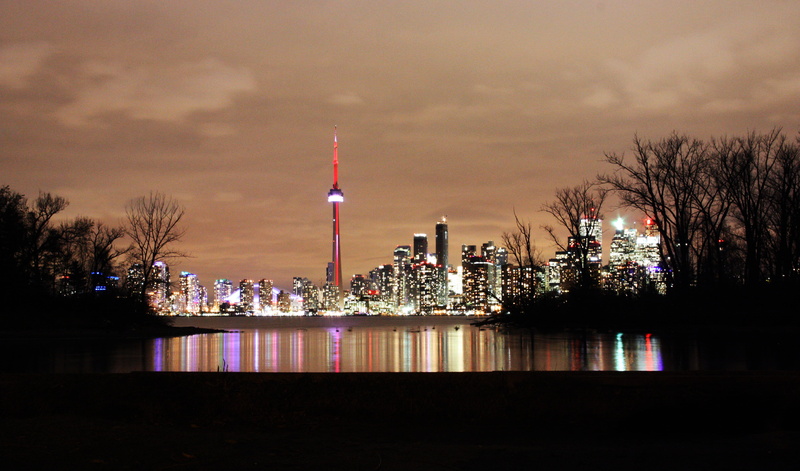 cn tower, tower, nature, forest, sky, 4K, toronto canada, reflection, building, office building exterior, illuminated, architecture, building exterior