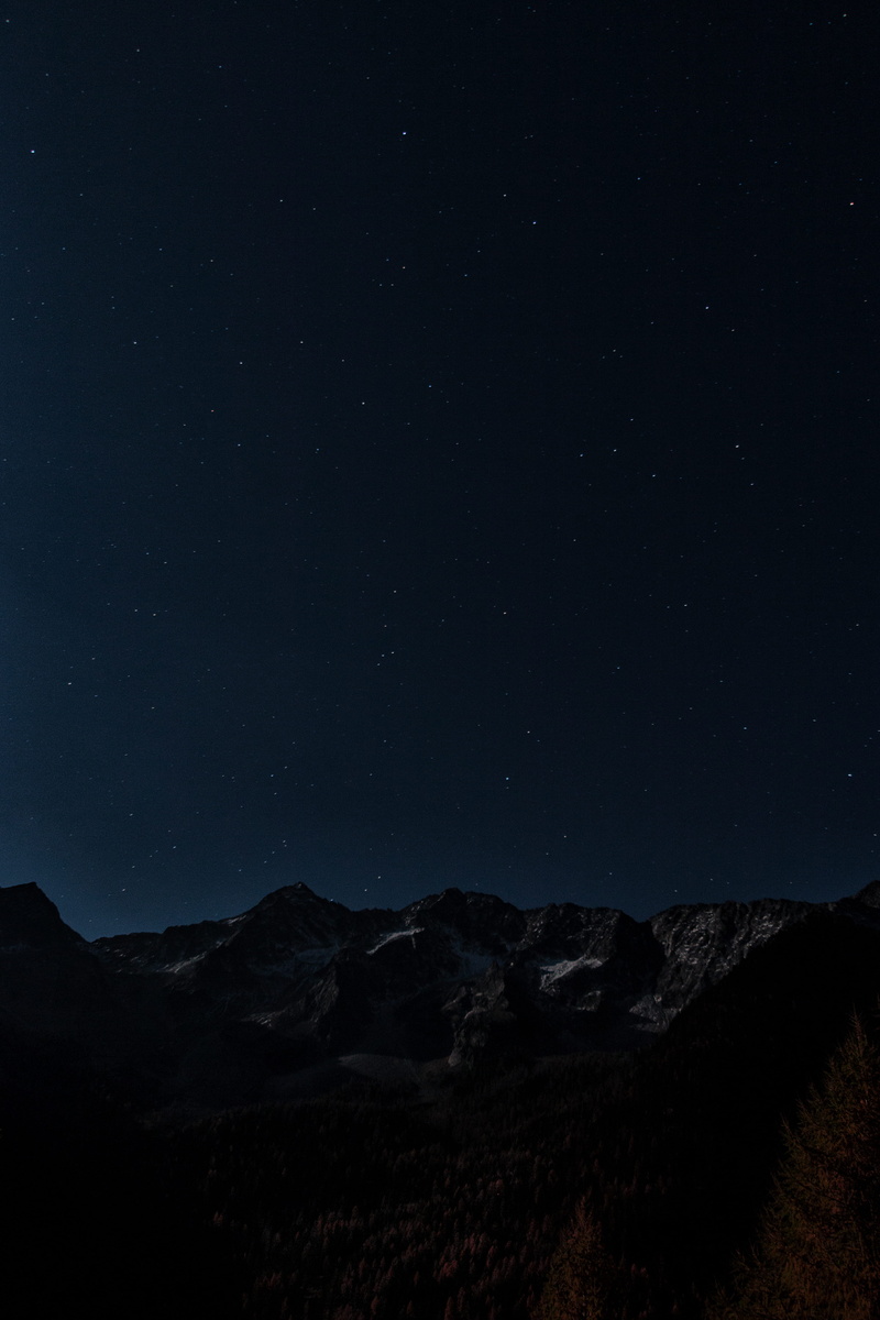 nightime, non-urban scene, aerial, night, beauty in nature, star - space, tranquility, no people, mountain range, rock, starry, galaxy, astronomy, idyllic