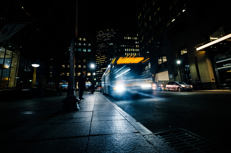 street, land vehicle, post, urban Scene, car, transportation, front, street Light, photography, rise, city Life, bus, timelapse, standing, nightime, outdoors
