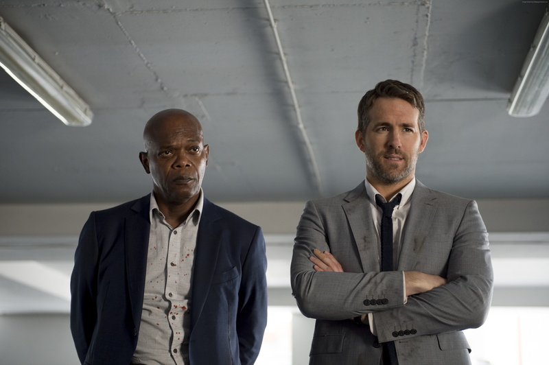 4K, Ryan Reynolds, Samuel L. Jackson, 4K, The Hitmans Bodyguard