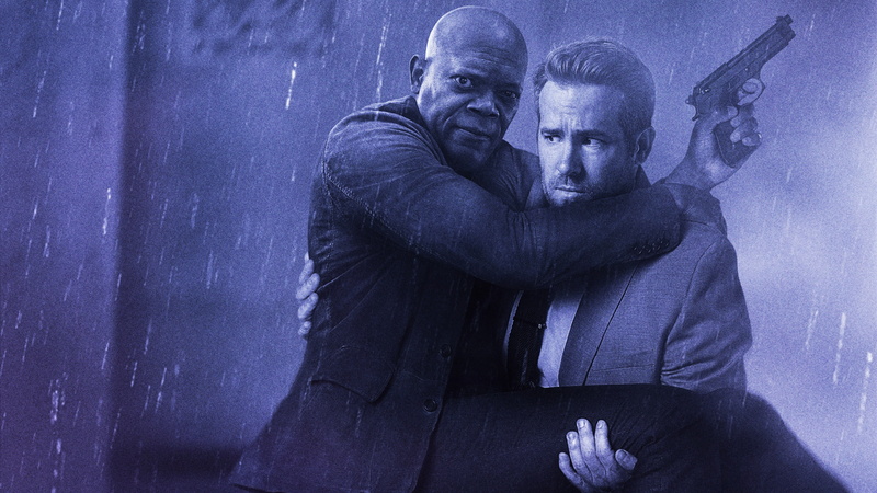 Samuel L. Jackson, Ryan Reynolds, The Hitmans Bodyguard, 2K, 2017