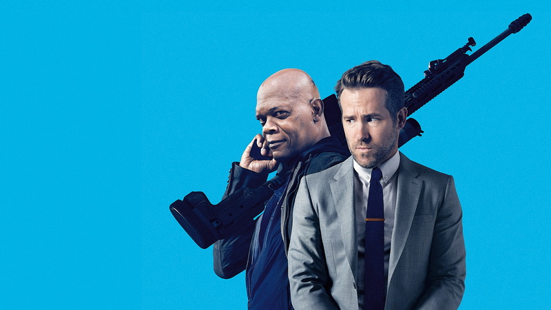 4K, 4k, The Hitmans Bodyguard, movie, Ryan Reynolds, Samuel L. Jackson, bodyguard, hitman, s