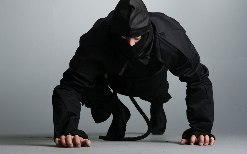 protection, black suit, burglar, clothing, front view, wall - building feature, evil, criminal, gray, standing, crouching, obscured face, men, black, combat Sport