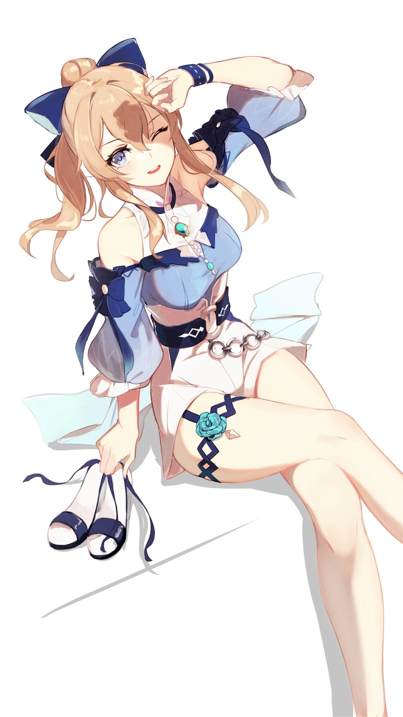 thighs, Genshin Impact, 2K, Jean (Genshin Impact), anime girls, blonde