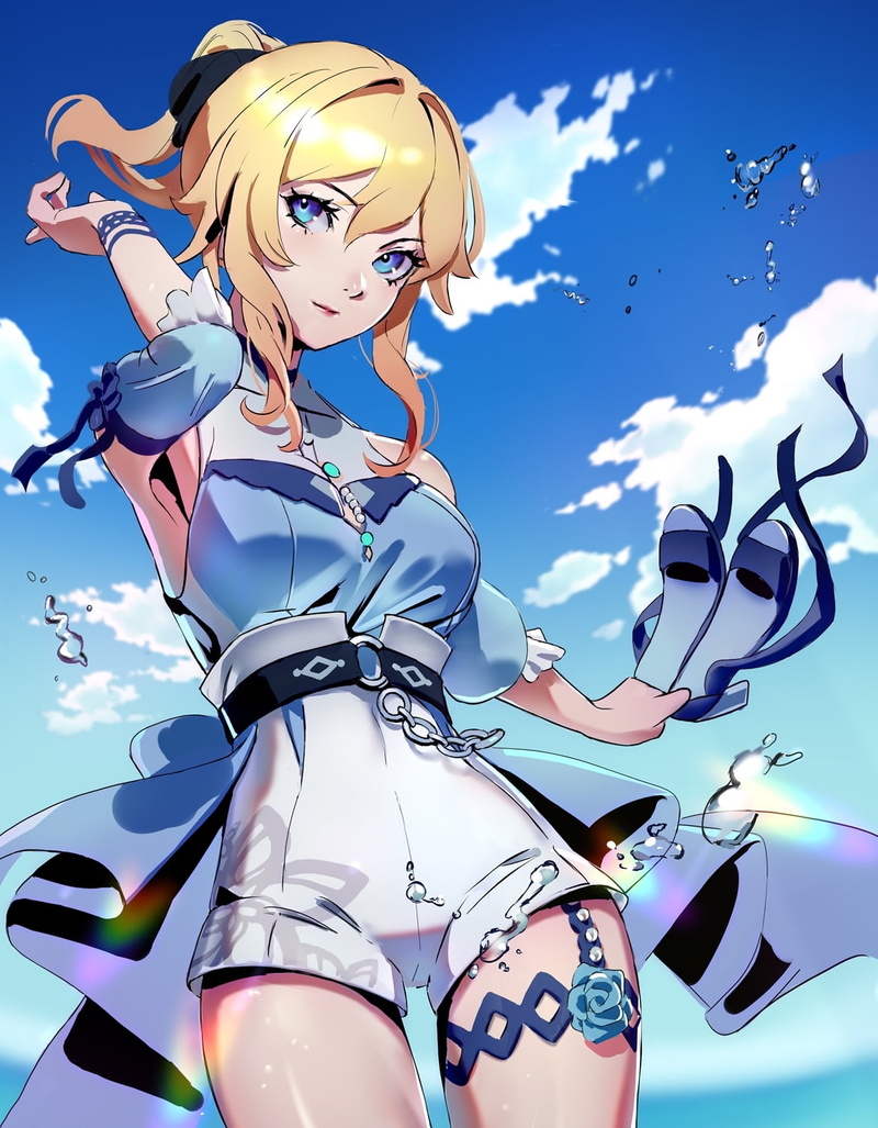 720P, Jean (Genshin Impact), Genshin Impact, anime girls