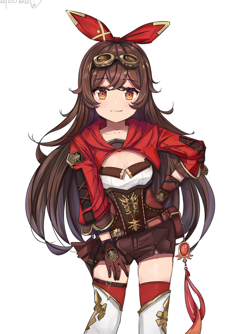 4K, Genshin Impact, Amber (Genshin Impact), anime girls, thighs