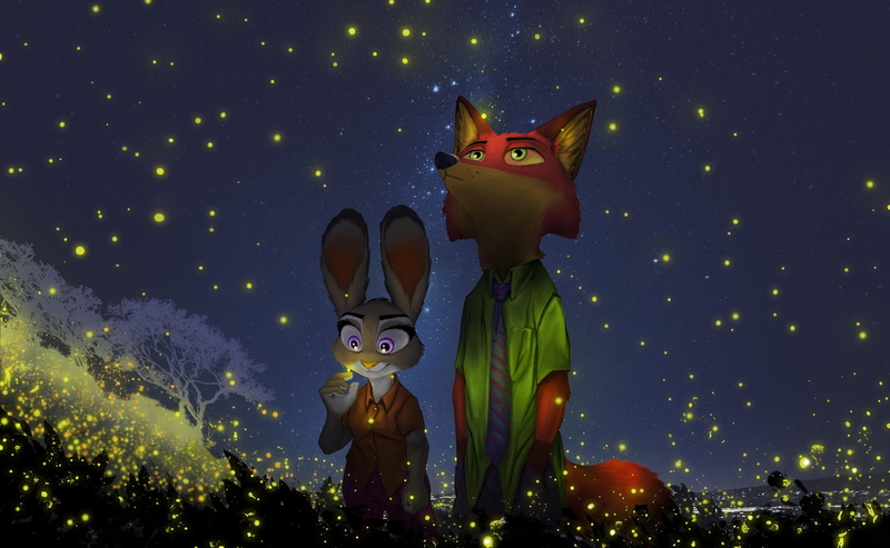 Nick Wilde, 1080P, Judy Hopps, Movie, Zootopia