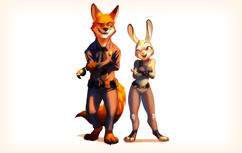Zootopia, Nick Wilde, 720P, Judy Hopps