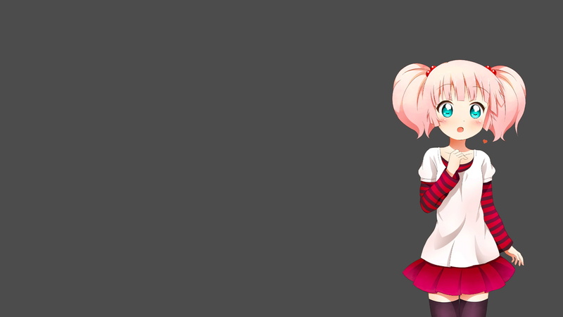 happiness, Yoshikawa Chinatsu, childhood, black background, 1080P, human body part, representation, cut out, offspring, child, smiling, anime, indoors