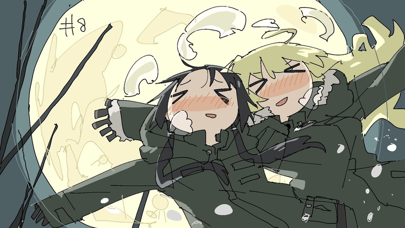 tkmiz, Yuuri (Shoujo Shuumatsu Ryokou), 1080P, Chito (Shoujo Shuumatsu Ryokou), Shoujo Shuumatsu Ryokou