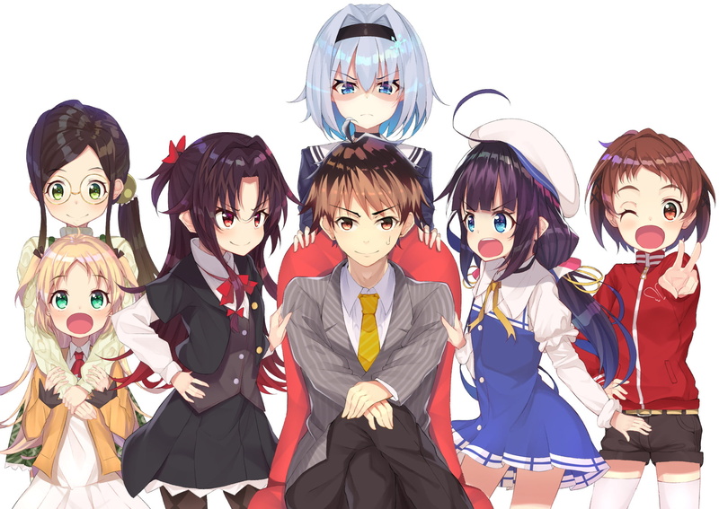 Charlotte Izoard, 1080P, Ai Yashajin, Ginko Sora, Anime, Yaichi Kuzuryuu, Ai Hinatsuru, Ryuuou no Oshigoto!, Mio Mizukoshi, Ayano Sadatou
