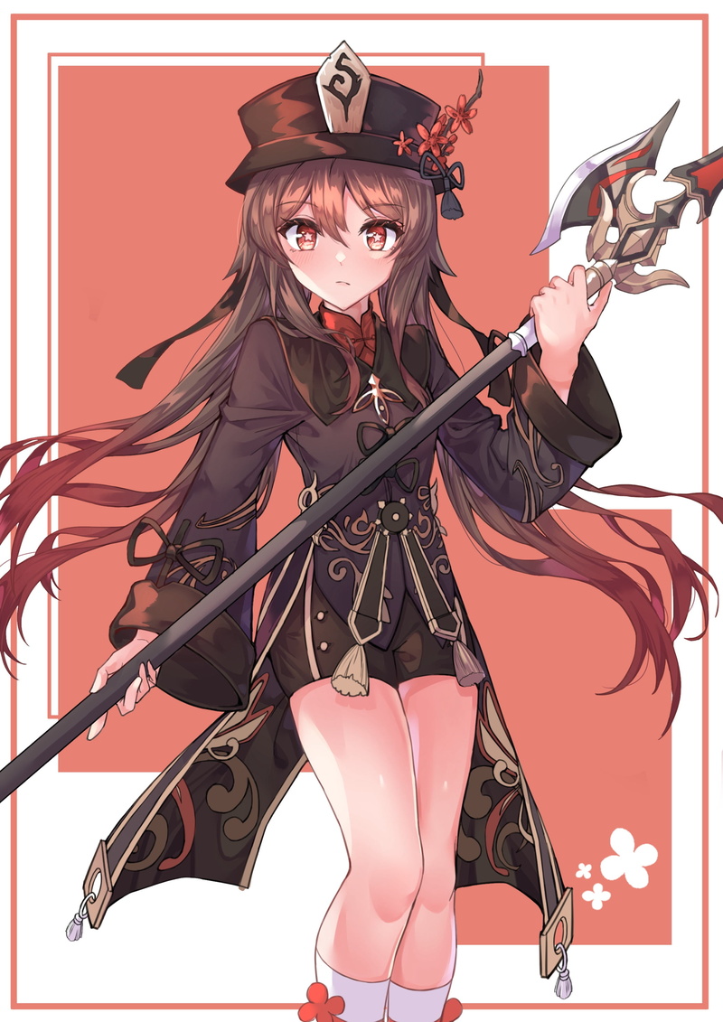 2K, Genshin Impact, anime girls, Hutao(Genshin Impact)