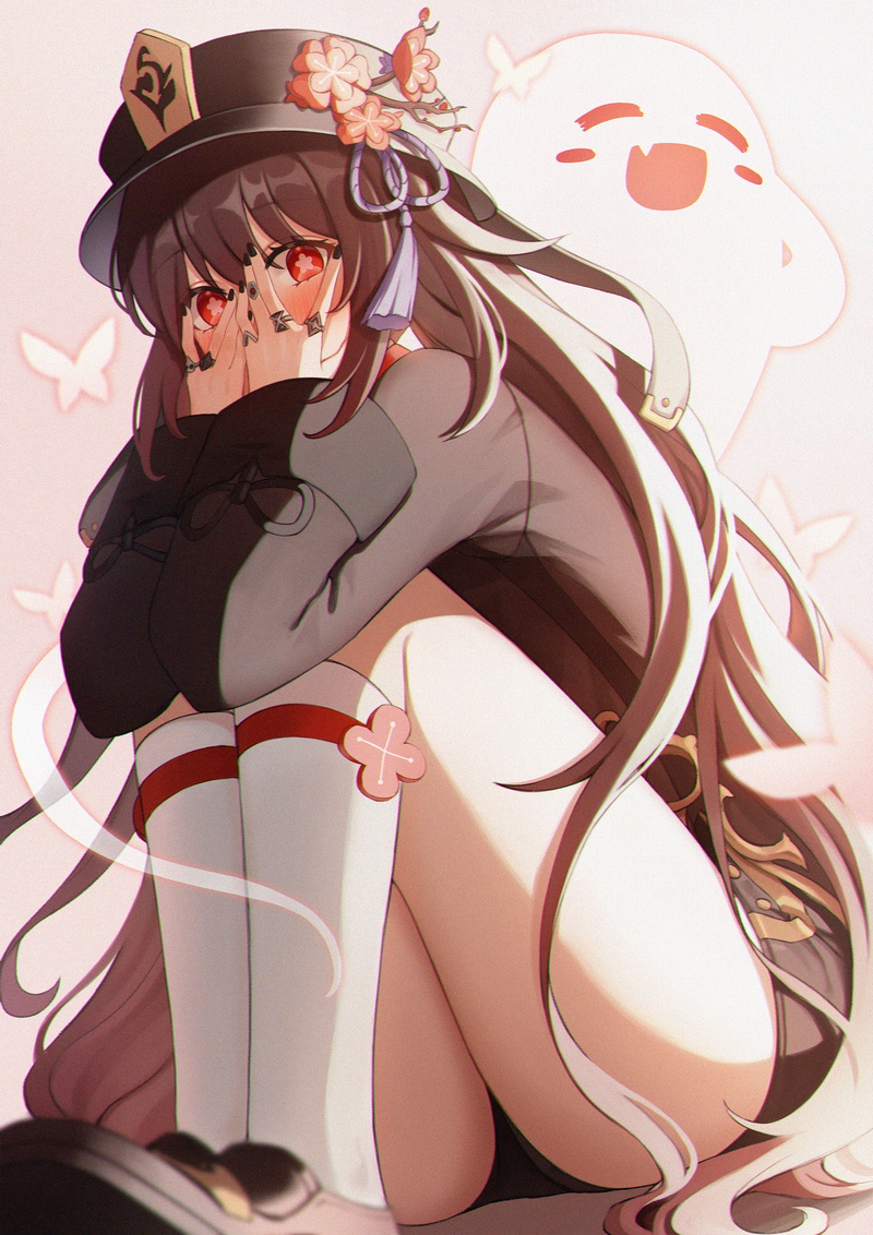 Hutao(Genshin Impact), Genshin Impact, anime girls, 4K