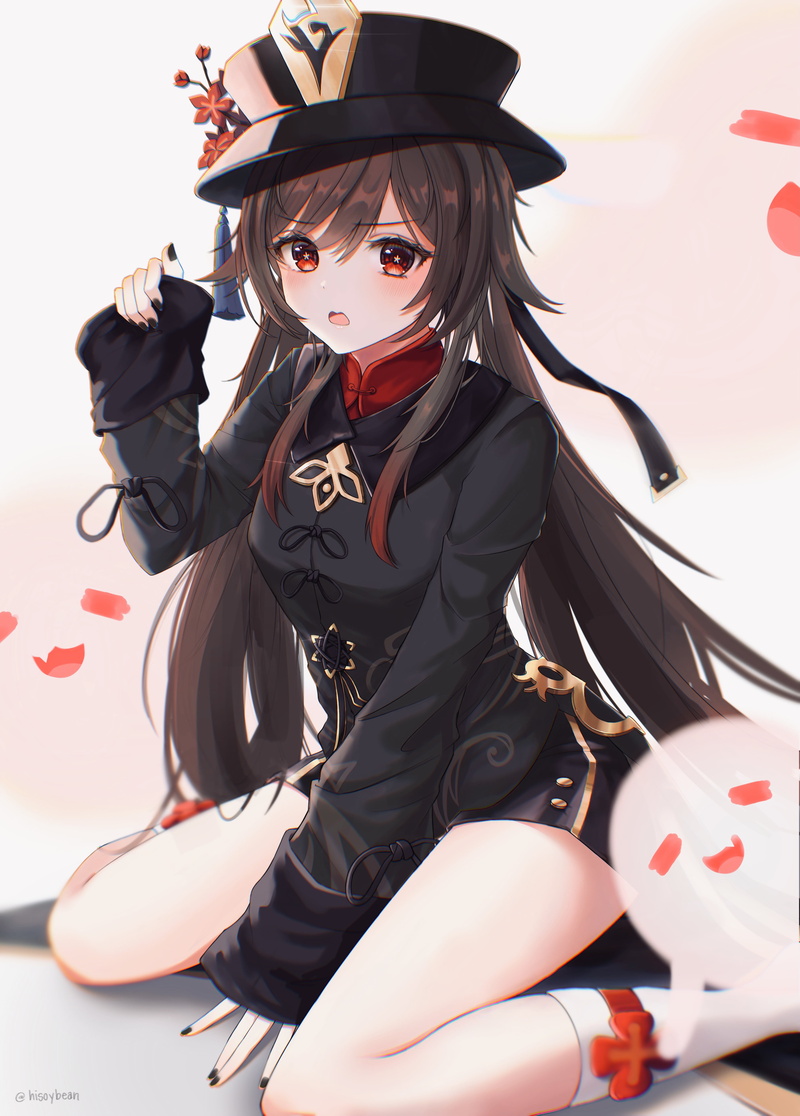 anime girls, 4K, Hutao(Genshin Impact), Genshin Impact