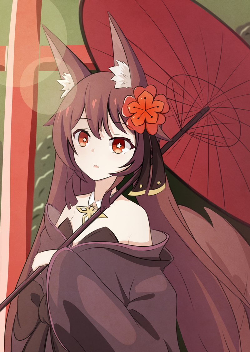 anime girls, 4K, Hutao(Genshin Impact), bare shoulders, Genshin Impact