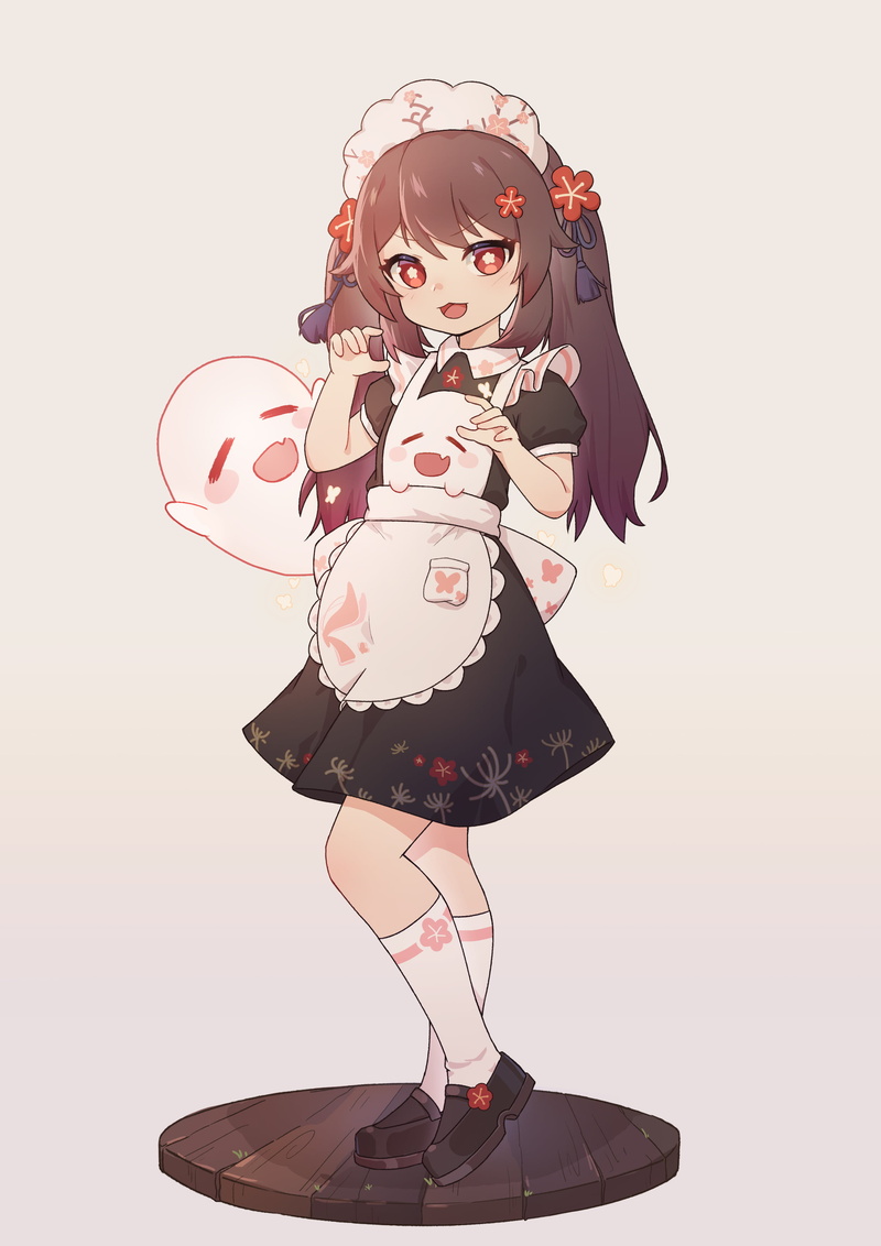 LMonster, 2K, Hutao(Genshin Impact), anime girls, Genshin Impact, loli