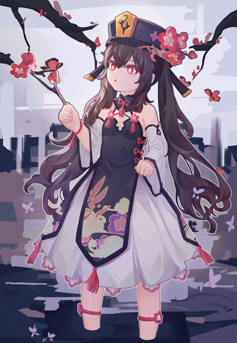 2K, Genshin Impact, anime girls, Hutao(Genshin Impact)