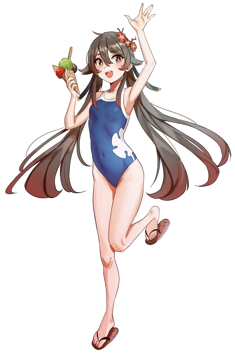 anime girls, Hutao(Genshin Impact), Genshin Impact, 4K