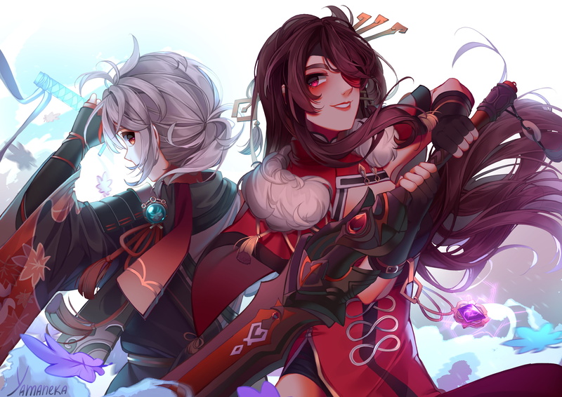 2K, Beidou (Genshin Impact), Kaedehara Kazuha(Genshin Impact), Genshin Impact