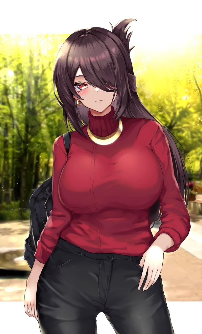 1080P, Beidou (Genshin Impact), big boobs, Genshin Impact, anime girls