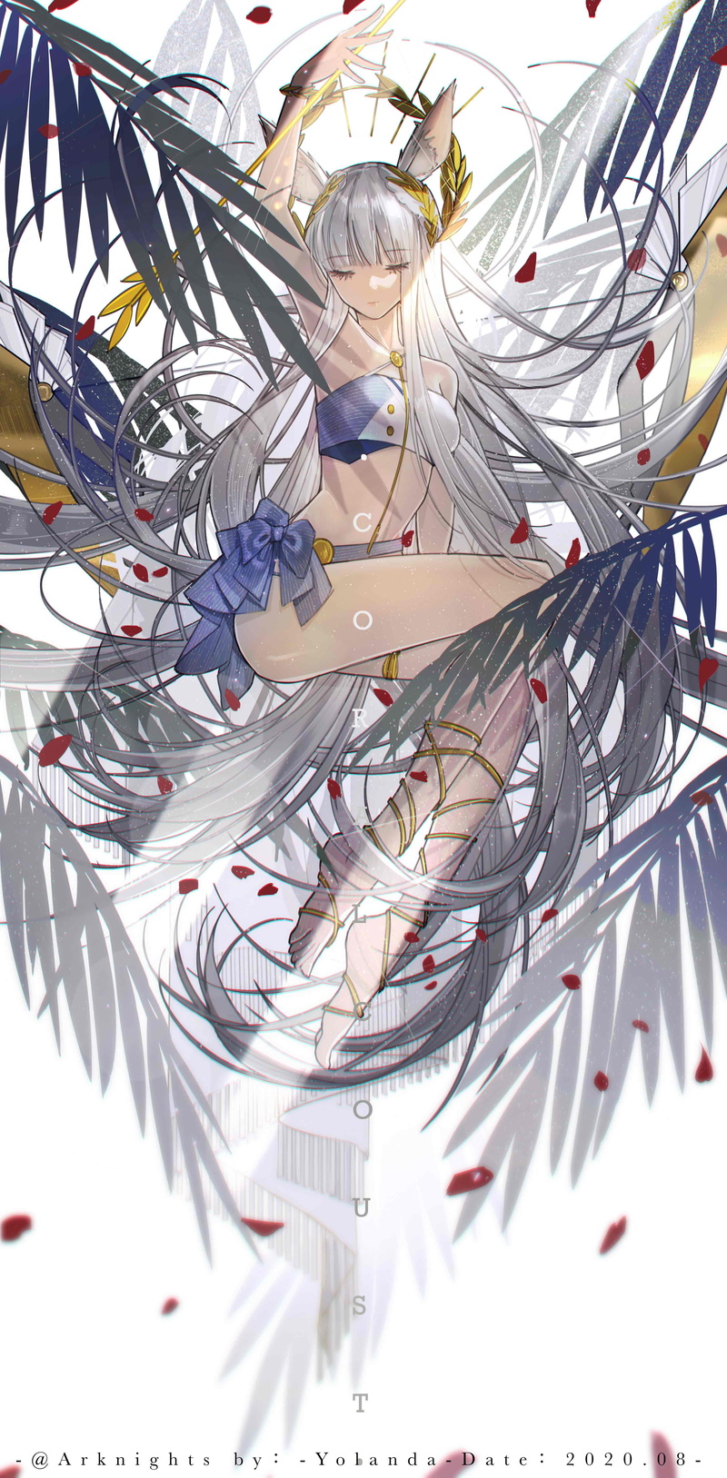 anime girls, portrait display, 5K, Platinum (Arknights), Yolanda, Arknights
