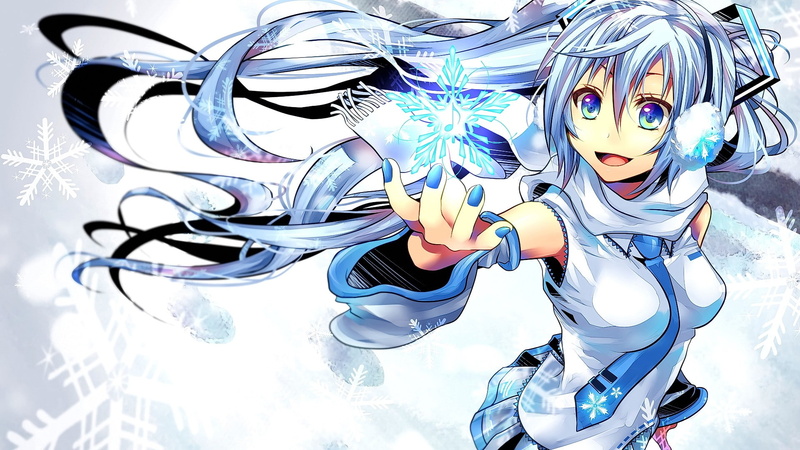 Vocaloid, anime, Yuki Miku, Hatsune Miku, 1080P, anime girls