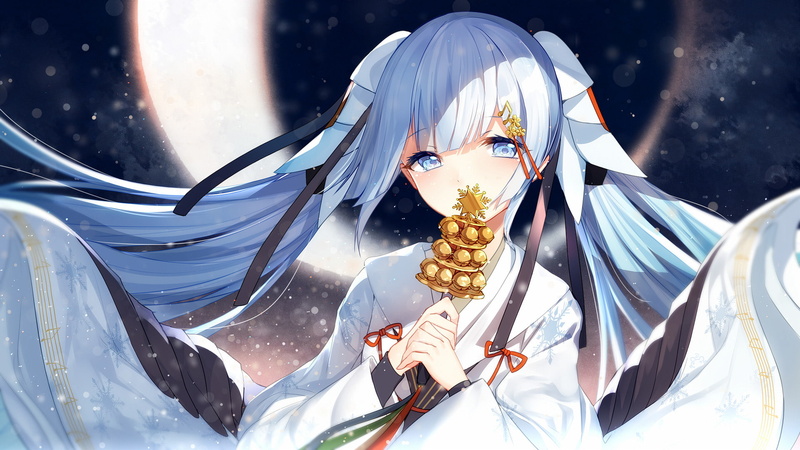 clothes, bell, 1080P, yuki, miko, miku, twintails, konachan, ribbons, 252839, com, hair, eyes, aqua, bisonbison, hatsune, long, vocaloid, japanese