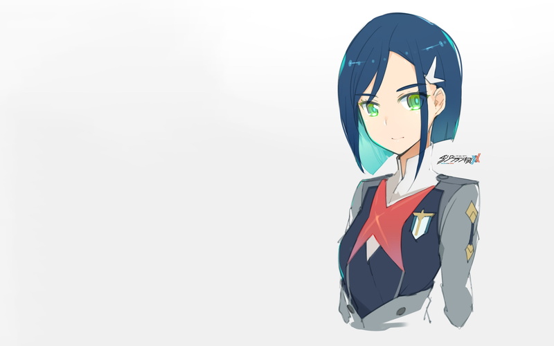lifestyles, day, one person, sports equipment, sports helmet, anime, Darling in the FranXX, anime girls, circle, cut out, helmet, blue hair, geometric shape