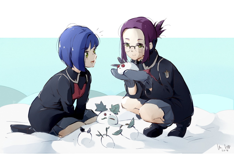 Code:196 (Ikuno), sitting, sunlight, anime girls, Darling in the FranXX, leisure activity, table, women, 2K, young women, portrait, nature, people, creativity