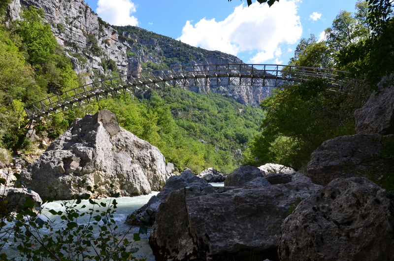 tranquility, provence, mountain, travel, formation, europe, bridge, rock, connection, water, hill, blue, nature, arch bridge, tourism, beauty in nature