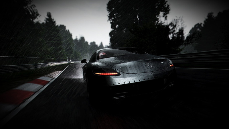 no people, water, car, rain, road, travel, plant, mode of transportation, sky, tree, outdoors, transportation, blurred motion, gray, rack, video games