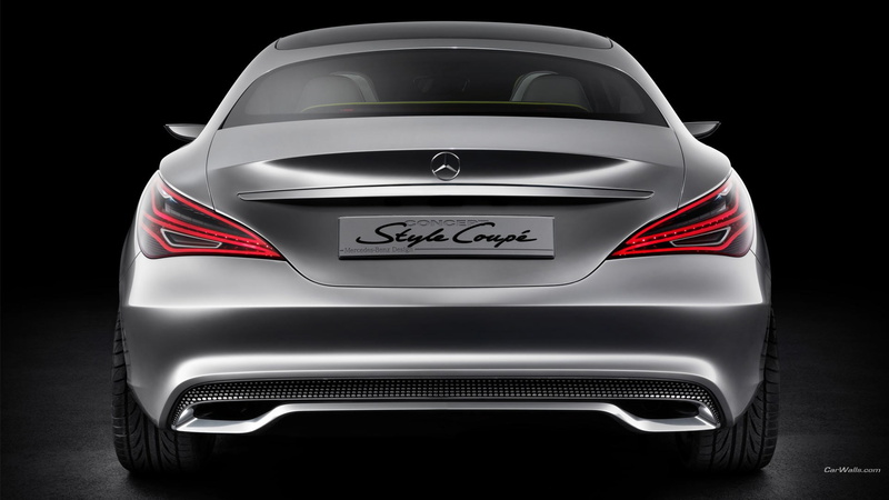 shiny, land vehicle, studio shot, roof, gray, black background, Mercedes Style Coupe, text, high angle view, car, headlight, rack, black, mode of transportation