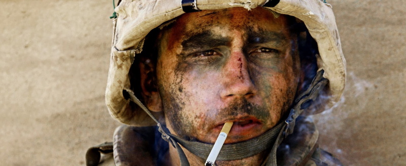 sad, portrait, men, stick, emotion, dirt, clothing, contemplation, one person, brown, hopelessness, front view, cigarette, war, 1080P, headshot, mid adult