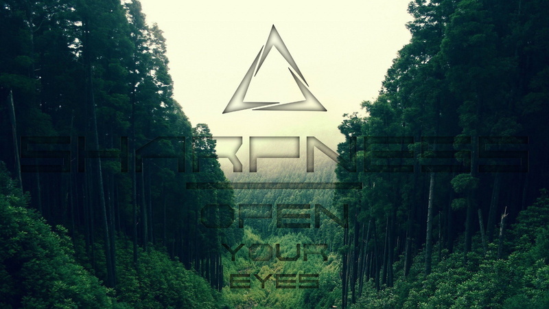 trees, brain, sharpness, 1080P, eyes, text