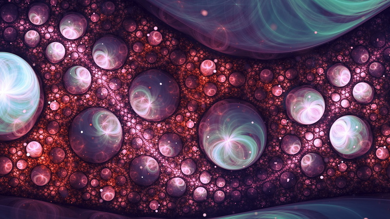 indoors, biotechnology, glass - material, bubble, sphere, 1080P, abstract sphere fractal, no people, nature, blue, marine, science, microbiology, floating on water