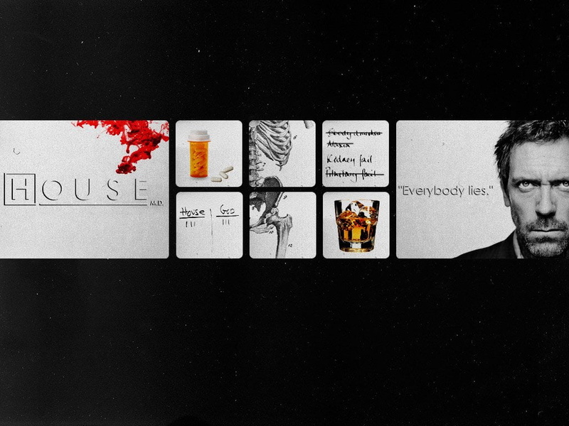 black background, side by side, representation, indoors, studio shot, Hugh Laurie, collage, reminder, people, western script, text, container