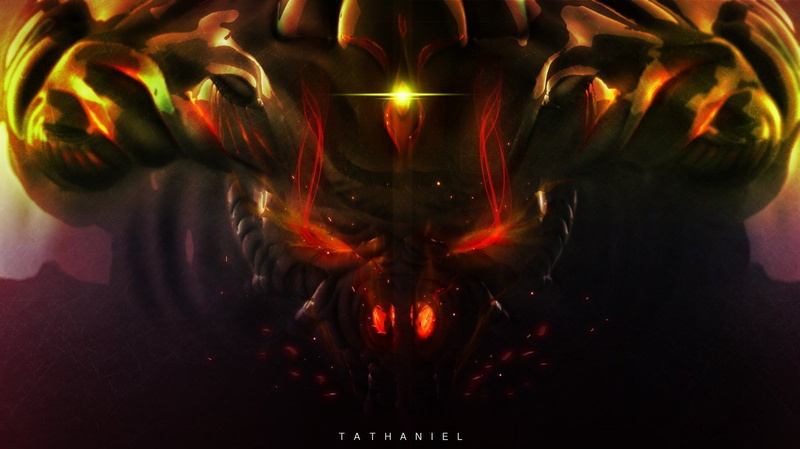 no people, lifestyles, Diablo III, studio shot, backgrounds, creativity, video games, bones, digital art, indoors, digital, red, fantasy art, skull, 720P